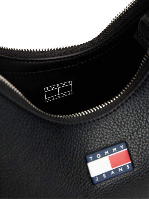 Borsa nera in poliuretano Tommy Jeans | AW0AW17548BDS